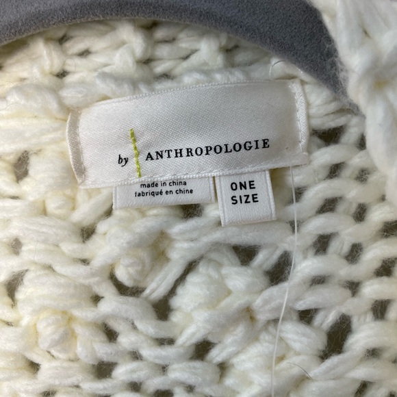 Anthropologie Bubble Cardigan Sweater (One Size) ivory Colorful NWT - Picture 5 of 13